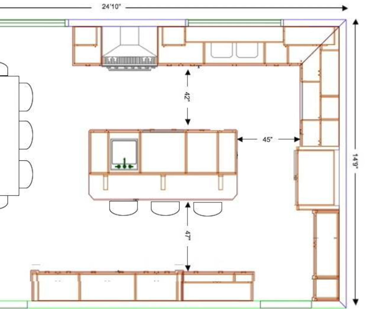 How Much Space Do You Need for a Kitchen Island?